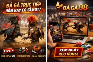 Đá Gà Trực Tiếp Hôm Nay Có Gì Hot Xem Ngay Tại Đá Gà 88